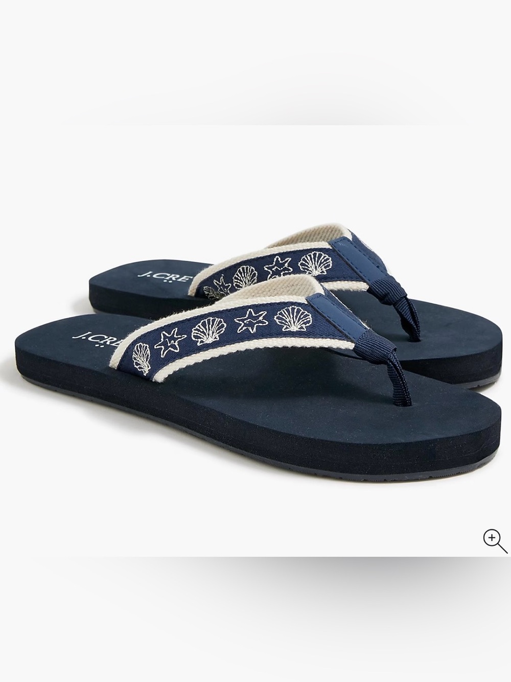 NWT J Crew Factory Sea Flip Flops